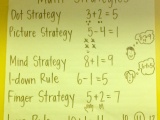 Examples of Math Strategies